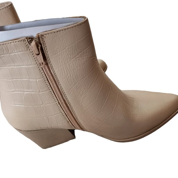 Seychelles Aboard Bootie Cream Croco Size 8 New in Box - Picture 9 of 12